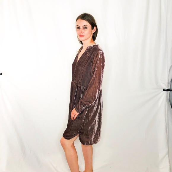 Holding Horses Anthropologie Velvet Dress M 0308 - Picture 7 of 7